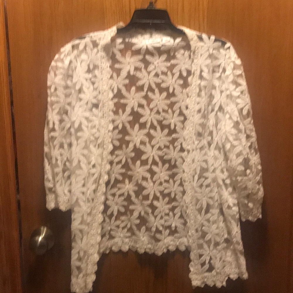 Flowered sweater